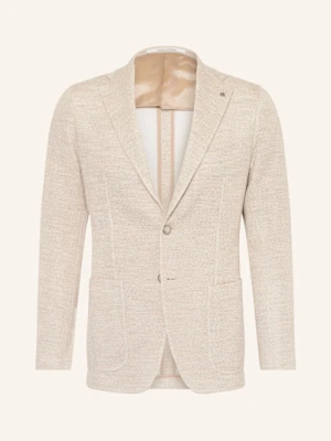 Tagliatore Marynarka Z Dzianiny Extra Slim Fit beige