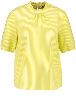 TAIFUN Bluzka w kolorze żółto-białym rozmiar: 48
