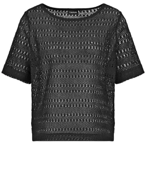 TAIFUN Koszulka w kolorze czarnym rozmiar: 42