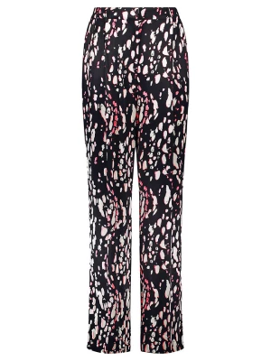 TAIFUN Spodnie w kolorze czarno-różowym rozmiar: 38
