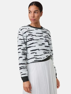 TAIFUN Sweter w kolorze biało-czarnym rozmiar: 42