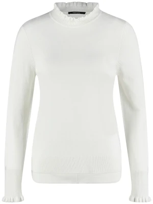 TAIFUN Sweter w kolorze białym rozmiar: 42