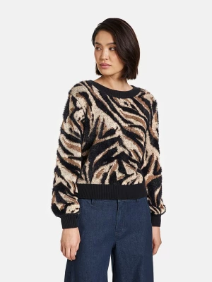 TAIFUN Sweter w kolorze brązowo-beżowym rozmiar: 38