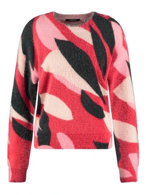 TAIFUN Sweter w kolorze czerwono-czarnym rozmiar: 46