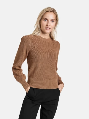TAIFUN Sweter w kolorze jasnobrązowym rozmiar: 38