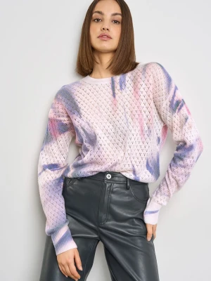 TAIFUN Sweter w kolorze jasnoróżowo-fioletowym rozmiar: 48
