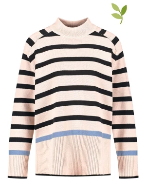 TAIFUN Sweter w kolorze kremowo-czarnym rozmiar: 44