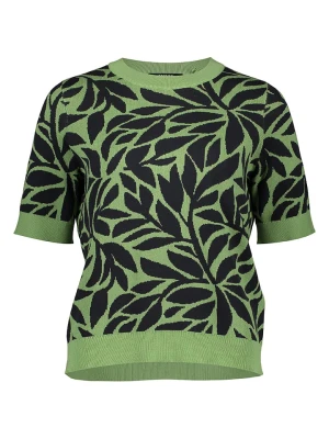 TAIFUN Sweter w kolorze zielono-czarnym rozmiar: 44