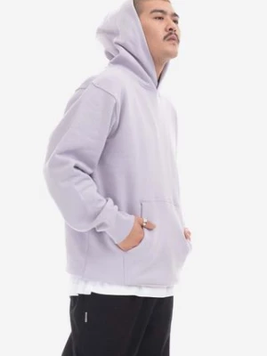 Taikan bluza bawełniana Custom Hoodie męska kolor fioletowy z kapturem gładka TH0001.LAV-LAV