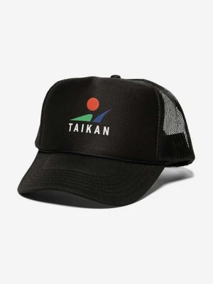 Taikan czapka z daszkiem Trucker Cap kolor czarny z nadrukiem TA0004.BLK-BLK