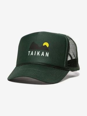 Taikan czapka z daszkiem Trucker Cap kolor zielony z nadrukiem TA0004.FGN-FGN