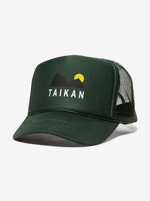 Taikan czapka z daszkiem Trucker Cap kolor zielony z nadrukiem TA0004.FGN-FGN