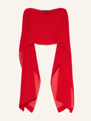 Talbot Runhof Ponczo rot