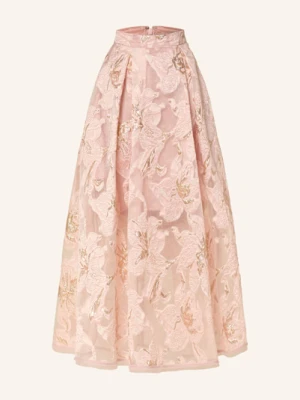 Talbot Runhof Spódnica Z Błyszczącą Przędzą rosa