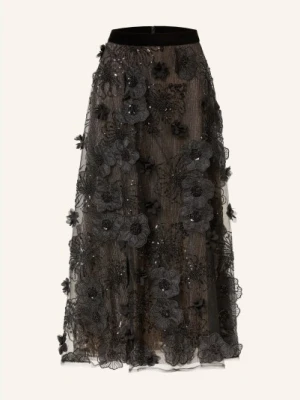Talbot Runhof Spódnica Z Tiulu Z Cekinami schwarz
