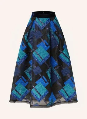 Talbot Runhof Spódnica Żakardowa Z Błyszczącą Przędzą blau