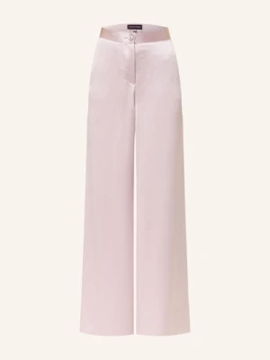 Talbot Runhof Spodnie Marlena Z Satyny rosa