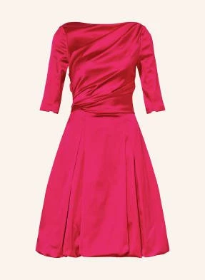 Talbot Runhof Sukienka Koktajlowa Z Rękawami 3/4 pink