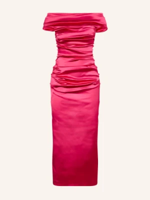 Talbot Runhof Sukienka Koktajlowa Z Satyny pink