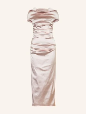 Talbot Runhof Sukienka Koktajlowa Z Satyny rosa