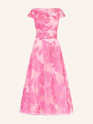 Talbot Runhof Sukienka Koktajlowa Z Żakardu pink