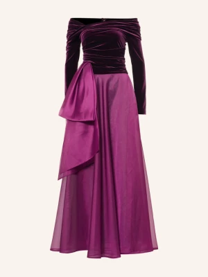 Talbot Runhof Sukienka Wieczorowa lila 870 AUBERGINE