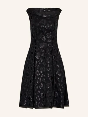 Talbot Runhof Sukienka Żakardowa Z Błyszczącą Przędzą I Cekinami schwarz