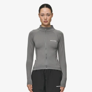 Pegador Tale Zip Longsleeve kobiety Długie rękawy szary rozmiar Odzież