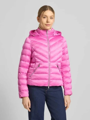 Taliowana pikowana kurtka z dwukierunkowym zamkiem błyskawicznym model 'ANYA' Beaumont Amsterdam