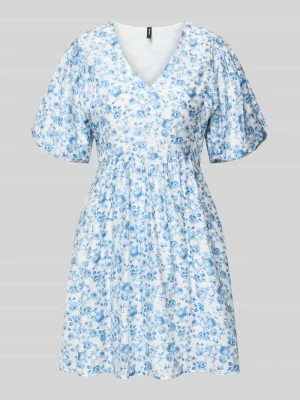 Taliowana sukienka casualowa z mieszanki wiskozy model 'BLISS' Vero Moda