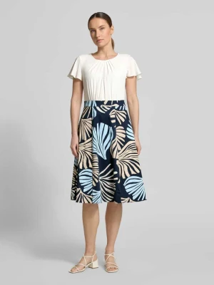 Taliowana sukienka casualowa z tasiemką w talii s.Oliver BLACK LABEL