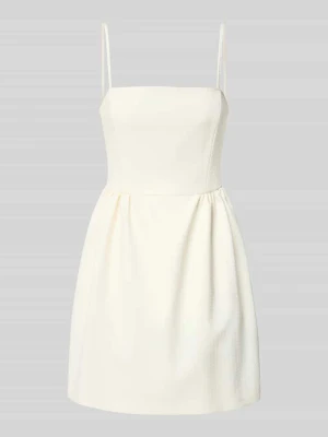 Taliowana sukienka koktajlowa z dodatkiem wiskozy model 'Kejani' HUGO