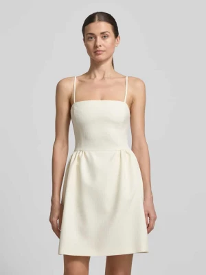 Taliowana sukienka koktajlowa z dodatkiem wiskozy model 'Kejani' HUGO