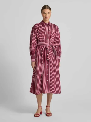 Taliowana sukienka koszulowa z czystej bawełny model 'DRAVIN' Lauren Ralph Lauren