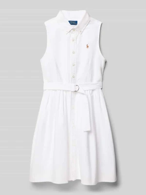 Taliowana Sukienka koszulowa z Mieszanka bawełny Model 'LATOYIAOXFSD' Polo Ralph Lauren Teens