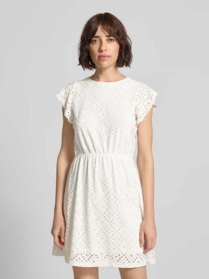 Taliowana sukienka letnia z wyhaftowanym wzorem model 'TASSA' Vero Moda