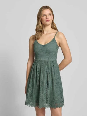 Taliowana sukienka na ramiączkach z mieszanka bawełny model 'HELENA' Only