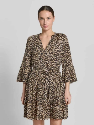 Taliowana sukienka tunikowa z czystej wiskozy model 'MELBA' Vero Moda