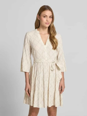 Taliowana sukienka tunikowa z czystej wiskozy model 'MELBA' Vero Moda