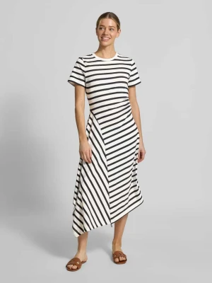 Taliowana sukienka z dżerseju z mieszanki bawełny s.Oliver RED LABEL