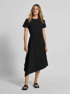 Taliowana sukienka z dżerseju z mieszanki bawełny s.Oliver RED LABEL