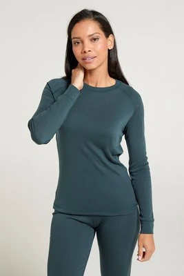 Talus – damski top z długimi rękawami i okrągłym dekoltem - Green Mountain Warehouse