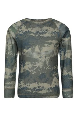 Talus — dziecięca koszulka termoaktywna z nadrukiem - Green Mountain Warehouse