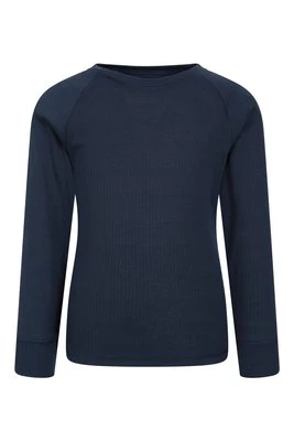 Talus – dziecięcy top z okrągłym dekoltem - Navy Mountain Warehouse