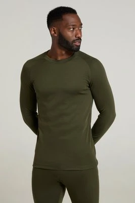Talus – męski top z długimi rękawami i okrągłym dekoltem - Green Mountain Warehouse