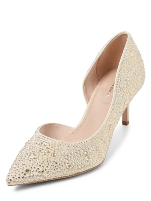 Tamaris Czółenka Kobiety skóra beżowy|srebrny,