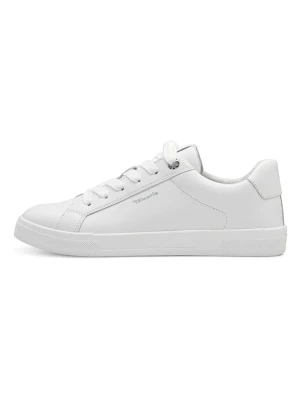 Tamaris Skórzane sneakersy w kolorze białym rozmiar: 39