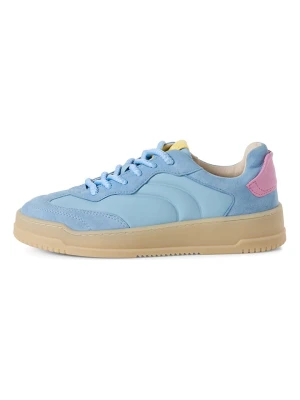 Tamaris Skórzane sneakersy w kolorze błękitnym rozmiar: 42