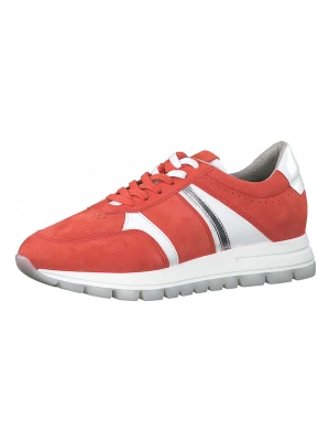 Tamaris Skórzane sneakersy w kolorze czerwonym rozmiar: 42
