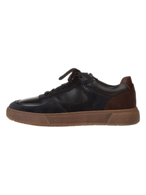 Tamaris Skórzane sneakersy w kolorze granatowym rozmiar: 42